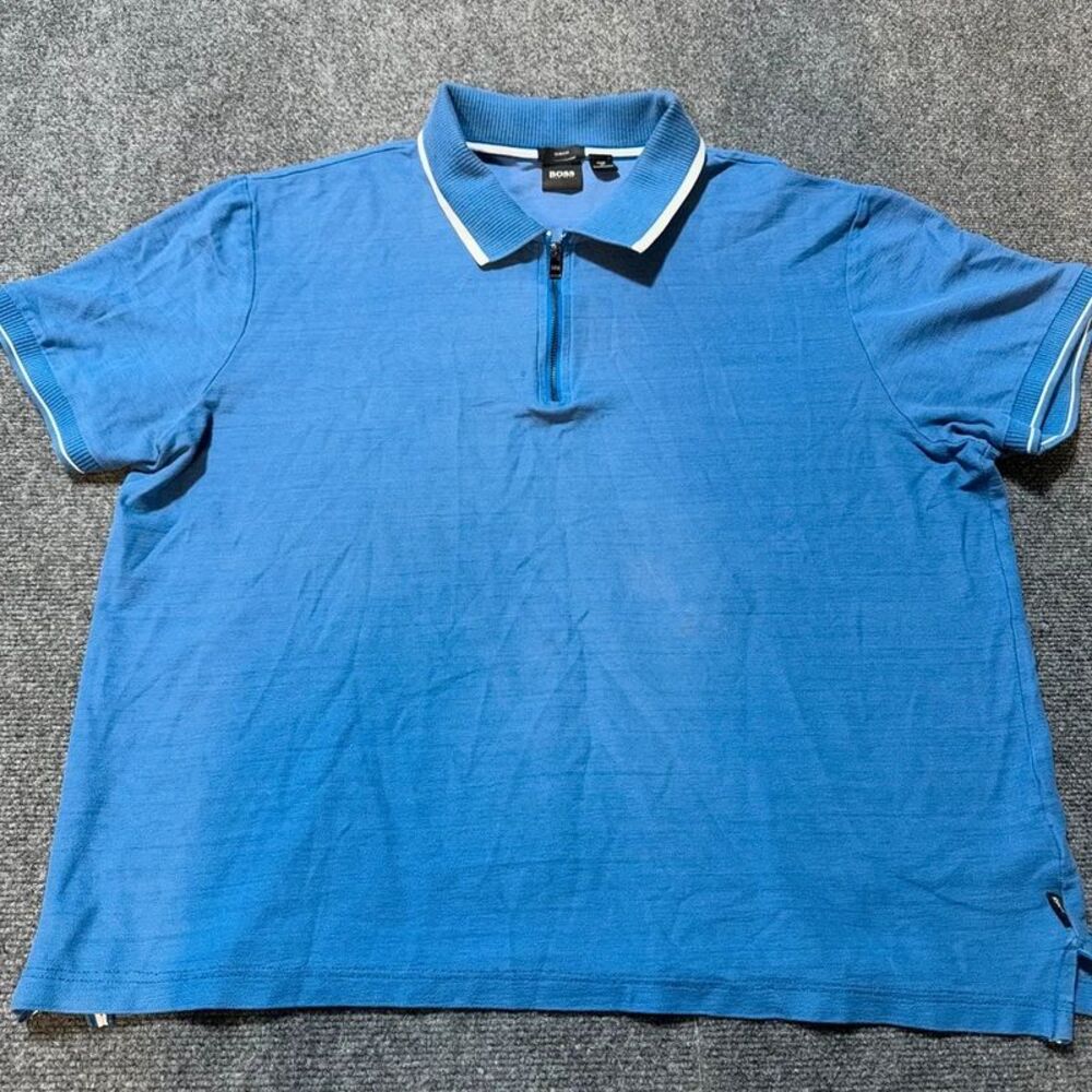 Hugo Boss Men’s Slim Fit XXL Blue Shirt